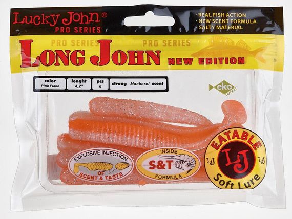Виброхвост 4,2" LJ Лаки Джон Long John 140134-T27 | Зображення 1