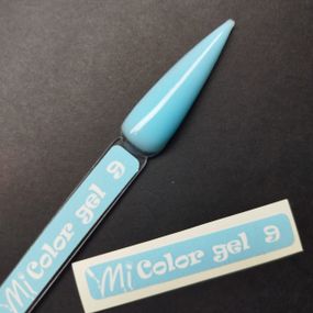 Наліпка на тіпсу (палітру) для гелю Mi Color №09 (9 x 55 мм)