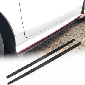 Боковые Пороги V2 (Карбон) для Ауди ТТ 2006-2014 гг