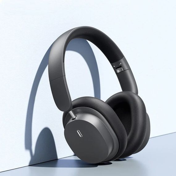 Накладні бездротові навушники Baseus Bowie D05 Wireless Headphones (NGTD02021) Grey | Зображення 1