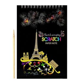 Скретчбук "Europe" 20-0915-WH-2 на спіралі, 10 аркушів, 14х20 см