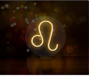 Неоновий світильник Знак зодіака Лев 250х250 acr-n000073