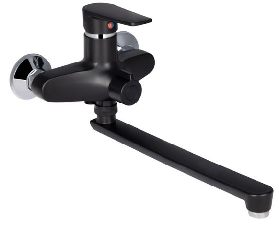 Змішувач для ванни Brinex 35B 005, Chrome/Black (k35) BRIN35B005