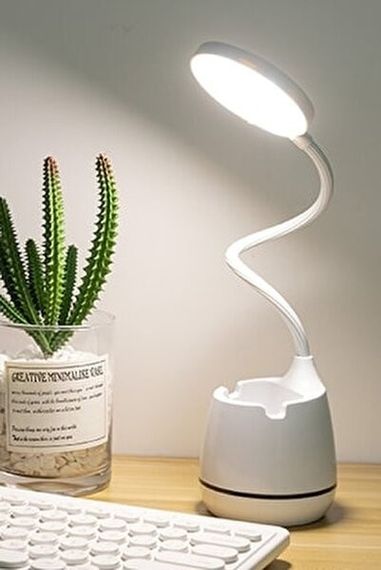 Лампа настольная LED 1933 Белая (USB кабель в комплекті) (42662-1933_192) | Зображення 3