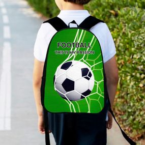 Рюкзак детский для футболиста 34х27см,городской ранец для мальчика футбол (00462)