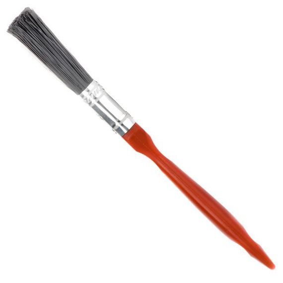 Пензель флейцевий "Лакра", 25*13*54 мм, пластикова ручка INTERTOOL KT-1425 | Зображення 2