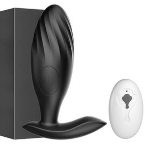 Анальная пробка с вибрацией «ButBut anal plug», с пультом дистанционного управления, 10 режимов вибрации, цвет