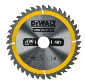 Диск пилковий DeWALT СONSTRUCTION 190 х 30 мм (DT1945)