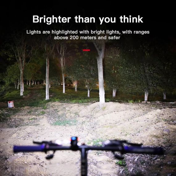 Фонарик T6 Led быстрозарядный встроеная аккумуляторная батарея | Зображення 9