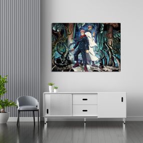 Плакат-постер з принтом Кавун Jujutsu Kaisen Магічна битва Itadori Yuji Ітадорі Юджі Kugisaki Nobara Кугісакі Ноб ПЛ000767(А0)