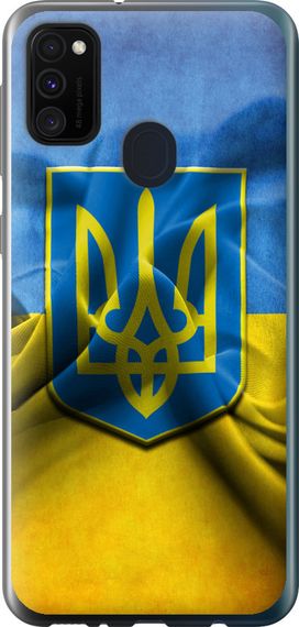 Чехол на Samsung Galaxy M30s 2019 Флаг и герб Украины 1 "375u-1774-17620"