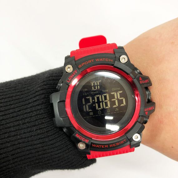 Годинник наручний чоловічий SKMEI 1384RD, чоловічий тактичний годинник, протиударний годинник, годинник спортивний | Зображення 1