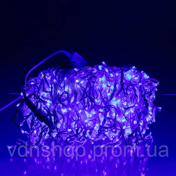 Вулична гірлянда Бахрома 50 м 600 LED білий провід Синій 50MWBL | Зображення 2