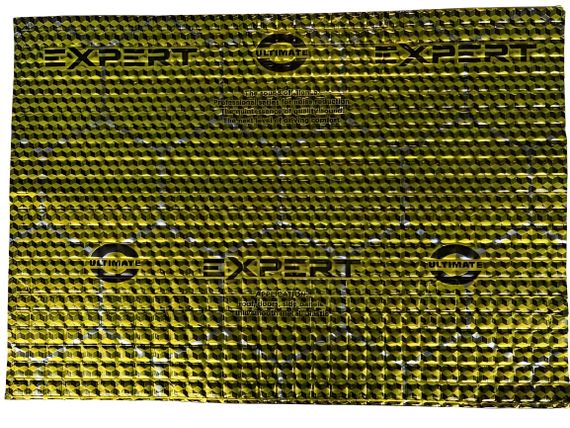 Виброизоляционный лист ULTIMATE EXPERT COLD GOLD 2,1 мм (50x35 см) | Зображення 5