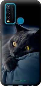 Чохол на Vivo Y30 Димчастий кіт "825b-2154-2448"