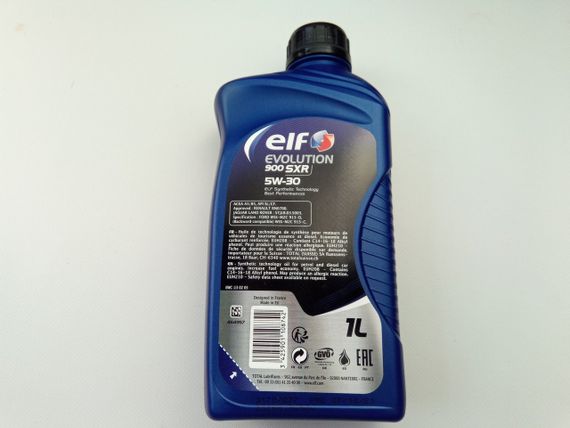 Олива моторна 5W-30 синтетична ELF Evolution 900 SXR 1 л. (213888) (194832) | Зображення 2