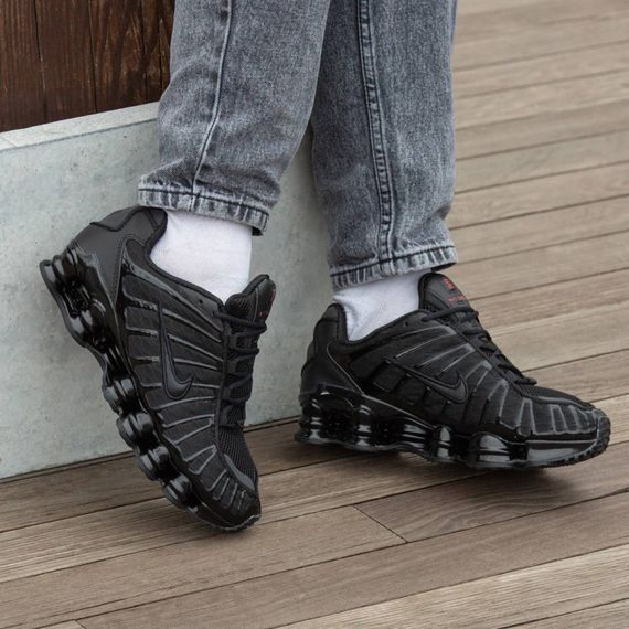 Кросівки весна-літо Nike Shox TL колір чорний | Зображення 4