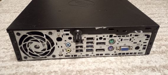 Неттоп Б-клас HP EliteDesk 800 G1 USFF / Intel Core i3-4150 (2 (4) ядра по 3.5 GHz) / 4 GB DDR3 / 120 GB SSD / Intel HD Graphics 4400 б/в | Зображення 2