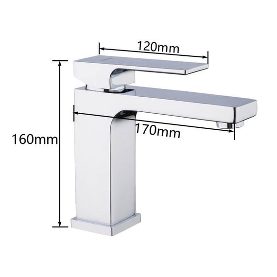 Змішувач для умивальника Gappo Futura G1018 | Зображення 1