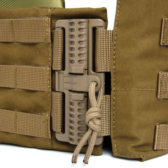 Плитоноска Plate Carrier зі швидким скиданням Cordura 600 D Койот (coyote) | Зображення 2