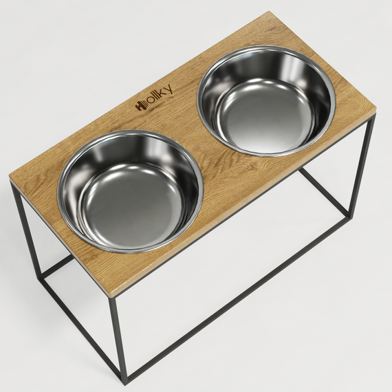 Миски на подставке для очень больших собак Hollky Base XXL40 (2 × 2,8 л) BXXL40-643240-GRNT | Зображення 16