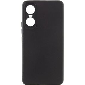 Чехол Silicone Cover Lakshmi Full Camera (A) для Tecno Pop 6 Pro Черный / Black