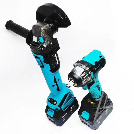 Аккумуляторный набор 2 в 1 гайковерт болгарка угловая (турбинка) 21V 4Ah