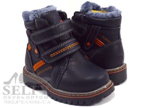 Черевики зимові H94A black-red Clibee 14, 21