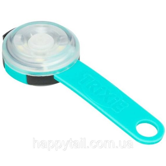 Брелок-фонарик Trixie для ошейника USB графит — светодиодный LED маячок для собак d:3х8 см | Зображення 1
