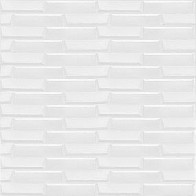 Самоклеюча 3D панель біла кладка Sticker Wall 19600х700х5мм