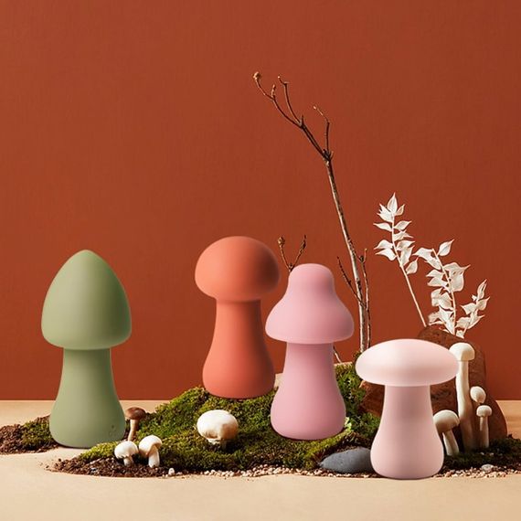 Вібратор у формі гриба Sweet Em, бордовий Sex Aura | Зображення 7