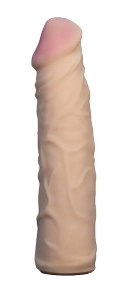 Насадка для страпона тілесна EGZO CIBERSKIN NSTR02 ( 20,5 см х 4,2 см ) Sex Aura | Зображення 3