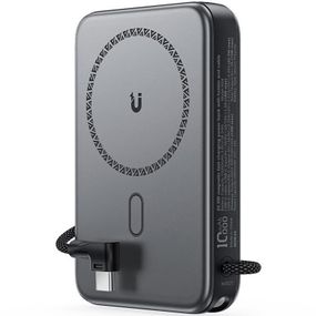 Портативное ЗУ Power Bank Acefast M24 22.5W с БЗУ 10000 mAh Metal gray