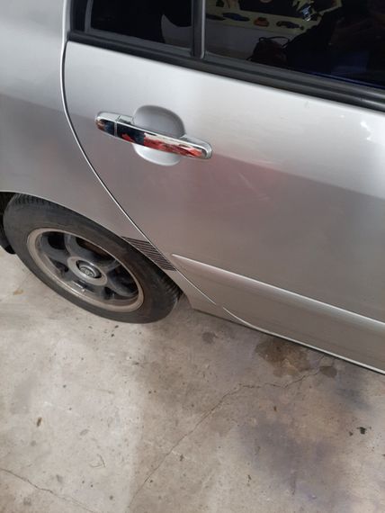 Накладки на ручки (4 шт) Omsaline - італійська нержавійка для Toyota Corolla 2002-2007 років | Зображення 6