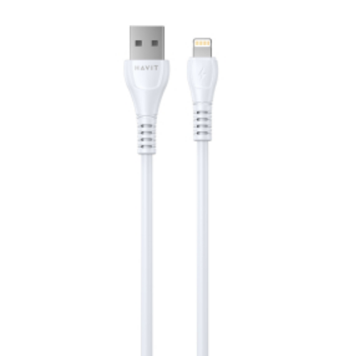 Кабель USB Lightning Havit HV-CB641C 1.8m 2,1А 1,8 м білий