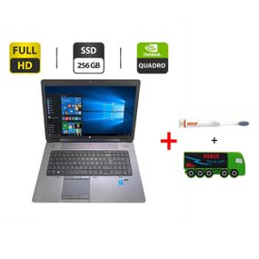 Мобильная рабочая станция Б-класс HP ZBook 17 G2 / 17.3" (1920x1080) TN / Intel Core i7-4710MQ (4 (8) ядра по 2.5 - 3.5 GHz) / 16 GB DDR3 / 256 GB SSD / nVidia Quadro K3100M, 4 GB GDDR5, 256-bit / WebCam б/у + Подарок Зубная щетка Colgate + Павербанк Truc