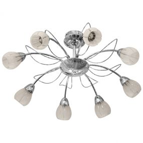 Люстра потолочная галогенная G9 40W CHR (BR-366C/8)