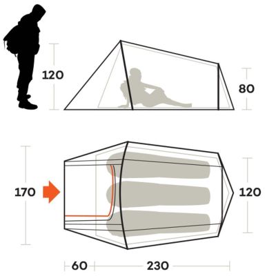 Палатка Ferrino Sling 3 Blue (91036NBB) (929753) | Зображення 2