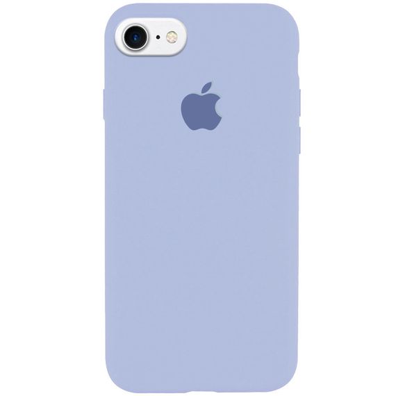 Чохол Silicone Case Full Protective (AA) для Apple iPhone 6/6s (4.7") Блакитний/Lilac Blue