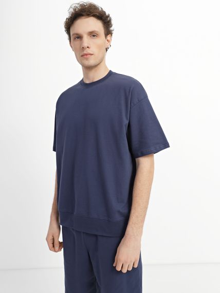 Комплект для чоловіків футболка та шорти синій, 3XL | Зображення 5