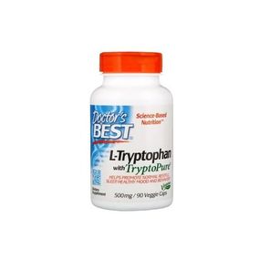 Тріптофан Doctor's Best L-Tryptophan 500 mg 90 Veg Caps