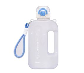 Пляшка для води із BPA-free пластику 750 мл. Біла матова
