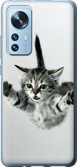 Чехол на Xiaomi 12 Летящий котёнок "2322u-2555-17620"