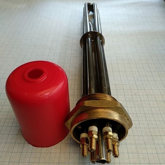 Блок Тенів 9000w, різьблення 1,5" (Туреччина) для котлів та електричних систем опалення | Зображення 2