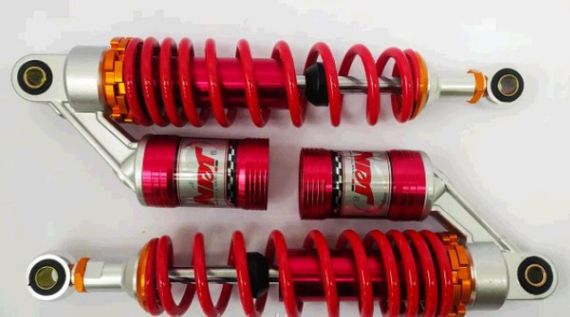 Амортизатори (пара) Delta 325 mm, газомасляні (червоні) KOMATCU