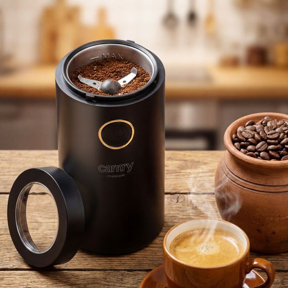 Кавомолка електрична Camry CR 4301 BG ножова 150 Вт 75 г для зернової кави | Зображення 6