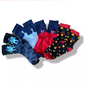 Шкарпетки для підлітків високі кольоровіТМ Twinsocks серії "Стоп-Земля" 24-26(38-40)