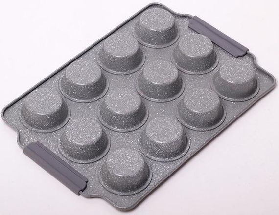Форма для випічки кексів Kamille Marble 38х26см, 12 осередків | Зображення 3