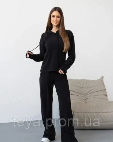 Спортивний костюм для жінок чорний колір XL FI_009710
