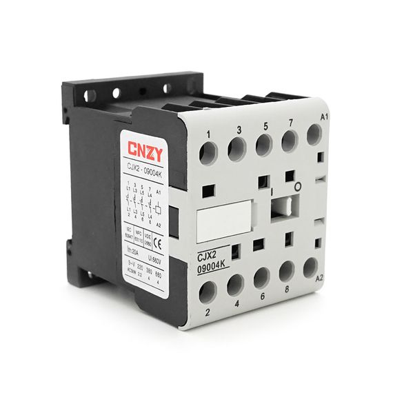 Контактор мини для переменного тока CHINT CJX2-K0904.220V,9А,4NO,46x59x58мм